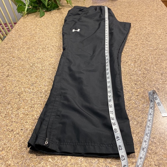 Under Armour Black Lined Pants, Warm Up Joggers or Sweatpants Large - Picture 15 of 17